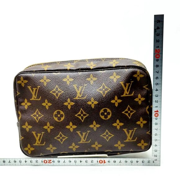 Louis Vuitton LV Cosmetic Pouch TrousseToilette 23 Brown Monogram 550-053125 - Picture 2 of 13